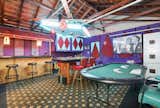 Casino room with ‘60s tiki bar (converted detached garage)
