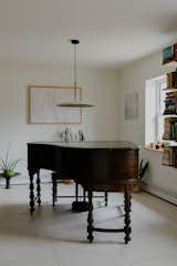 The sound from the baby grand really fills up the space.