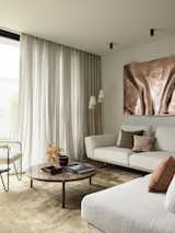 Living Room, Sofa, and Coffee Tables Living room  Photo 6 of 8 in This Marble-Clad Home in Sydney Shines Like a Gemstone by Smac Studio