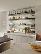 Bar in living area  Photo 11 of 16 in Family home in blush and bronze tones by Smac Studio