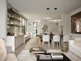 Open plan kitchen, living and dining  Photo 12 of 16 in Family home in blush and bronze tones by Smac Studio