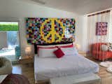 Master Bedroom with a "Peace & Love" theme and private indoor and outdoor seating areas