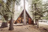 A classic A-frame cabin that retains it's original design with updated finishes and a modern sensibility.