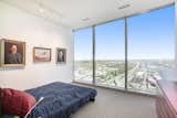 From here one often sees falcons soaring around the building and landing on the roof. An inspiring sight.  Photo 15 of 17 in Minimalist Penthouse Highest Residence in Michigan $1.3M by Jamie Starner