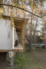 Exterior, Metal Roof Material, Cabin Building Type, Metal Siding Material, and A-Frame RoofLine  Photo 10 of 23 in House Dique Luján by franco riccheri