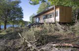 Exterior, Flat RoofLine, Glass Siding Material, Metal Roof Material, Wood Siding Material, and Cabin Building Type  Photo 7 of 34 in Pollux Refuge by Ruben Rivera Peede