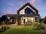Exterior, House Building Type, Green Roof Material, Green Siding Material, Wood Siding Material, and Shed RoofLine  Photos