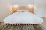 Birch bed frame by Canadian Quagga Designs.