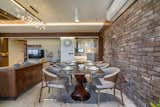 Dining with Brick Cladding wall