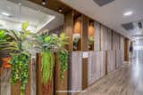 Wall with Camouflaged Door in Work Station Area