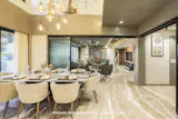 Luxurious Dining Area connected with Drawing Room