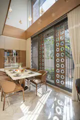 Double-Height Dining Area