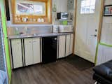 Kitchenette area. We installed a small efficient water heater under the counter on the right and bumped out the area above the sink to bring in light by adding the window.
