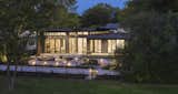 Landscaped patios were used to bring nature closer to the interior of the home. 