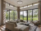 Living spaces were located to optimize views of the surrounding landscape. 
