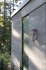 Early morning light raking the rammed earth walls. 