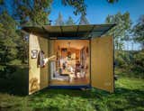 Doors, Exterior, Metal, and Interior  Photo 7 of 35 in Container House Gaia by PinUp Houses