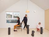 Open plan atelier with sculptures by Kit Howland