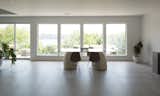 Modern Dining Area with NYC skyline views