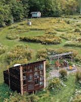 Outdoor, Front Yard, Field, Grass, Trees, Flowers, and Shrubs Catskills Birdhouse Aerial  Photo 2 of 11 in Catskills Birdhouse at Bellfire by Mina Teslaru