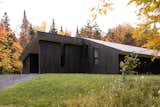 Exterior, House Building Type, Shed RoofLine, Metal Roof Material, and Wood Siding Material  Photo 4 of 42 in Atelier C by Nicholas Francoeur