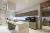 Fully equipped kitchen with Poggenpohl cabinetry and professional-grade appliances by Gaggenau and Miele

