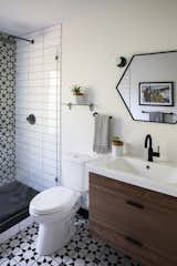 New full bath with Semihandmade vanity 
