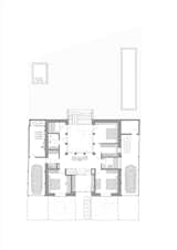 First Floor Plan  Photo 19 of 20 in Family House With Atrium by SENAA architekti