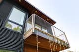 Outdoor, Back Yard, Decking Patio, Porch, Deck, and Metal Fences, Wall  Photo 3 of 26 in Harlan-Bogan House by Matthew Warner