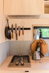 Ply has been used throughout the cabin to add a sense of warmth, which is also reminiscent of the traditional kiwi trampers huts.