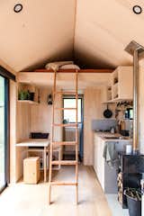The cabin can house two adults easily, with a mezzanine for a third adult or two small children. 