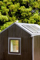 We used GridFree solar panels, which provides enough energy to run a small fridge, the lights throughout and to charge a phone.
