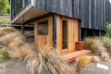 Outdoor Sauna built seamlessly beneath house