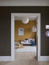 India Yellow is best paired with light molding and contrasting wall colors, such as Tanner's Brown or Off-Black.&nbsp;