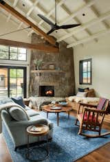 Living room with the fireplace