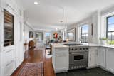 Kitchen into living space.