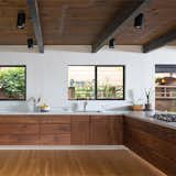 Floating Walnut Cabinets by Ghostown Woodworks