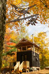 Cabin in autumn