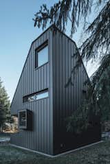 Exterior, Metal Roof Material, House Building Type, Metal Siding Material, and Wood Siding Material  Photos from Weekend House Nové Hamry