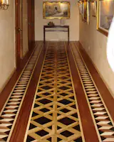 Marquetry floors and custom inlay is becoming a lost art, even in affluent areas like Marin County and the San Francisco Bay Area. Campbell Construction was a fixture in Marin going back to the 70s, and now Campbell and Company Hardwood Floors is the bay area's family-owned hardwoodfloor specialist with deep roots in Marin, Napa, Sonoma, and SanFrancisco, and the kind of sought-after expertise that's becoming difficult to find. #campbellcohardwoodfloors www.campbellhardwoodfloors.com