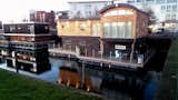 First Christmas after completing the siding a year after the main structure was completed.