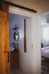 Bath Room, Wood Counter, and Pedestal Sink Bathroom & Bedroom  Photo 7 of 18 in Robin House by Ian Macmillan