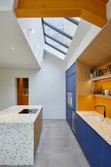 Kitchen and Colorful Cabinet  Photo 8 of 14 in Black Rendered Extension by MOOi Architecture