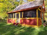 Exterior, Cabin Building Type, Metal Roof Material, Wood Siding Material, and A-Frame RoofLine Autumn at the Tiny House  Photo 7 of 7 in Tiny House Tale by Tina M.E. Author