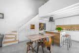 Dining Room, Concrete Floor, and Bar  Photo 2 of 23 in 2 maisons écologiques by QUENTIN JOSSE ARCHITECTE