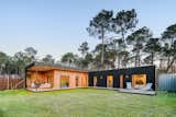 Exterior, Flat RoofLine, Wood Siding Material, Green Roof Material, and House Building Type  Photo 13 of 23 in 2 maisons écologiques by QUENTIN JOSSE ARCHITECTE