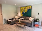 Lounge area in walkout basement 