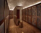 35XV's incredible private temperature controlled wine cellar 
