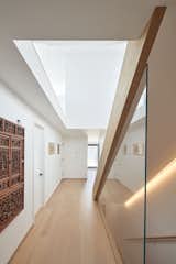 volumetric space hovers above the stairway