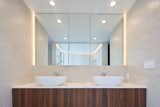 custom vanity sink unit at master bathroom